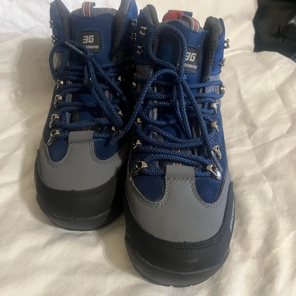 3G Brideng high top ankle outdoor hiking boot gray black blue - Picture 6 of 6